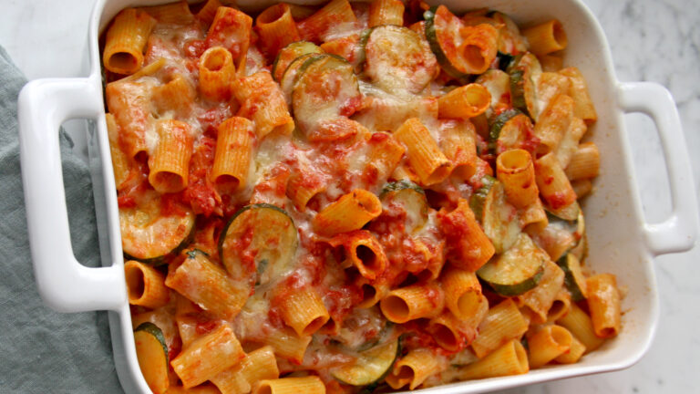 Baked Rigatoni and Zucchini