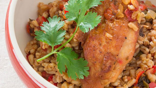 Farro Con Pollo recipe