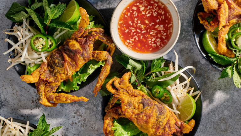 Vietnamese Soft-Shell Crab with Nước Chấm Sauce
