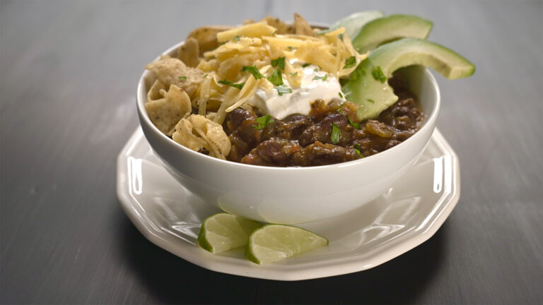 Meaty Beef & Bean Chili
