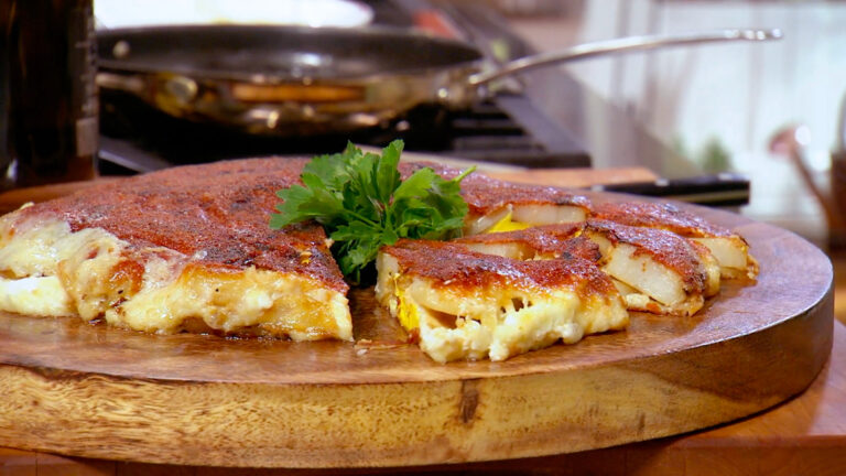 potato and egg frico