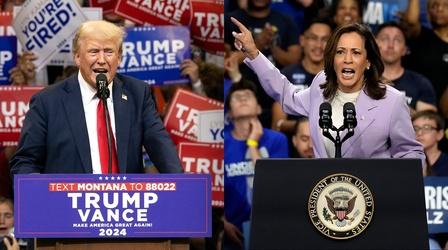 Video thumbnail: PBS News Hour Misinformation, foreign interference loom over campaign