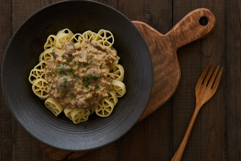 vegan stroganoff